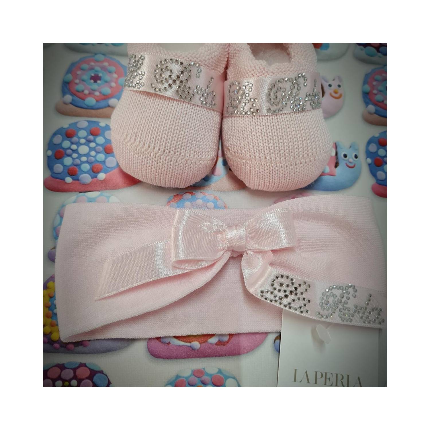 Set scarpina e fascia La Perla rosa